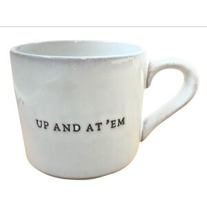 Hearth & Hand Magnolia “Up and At Em”Stoneware Mug 16oz